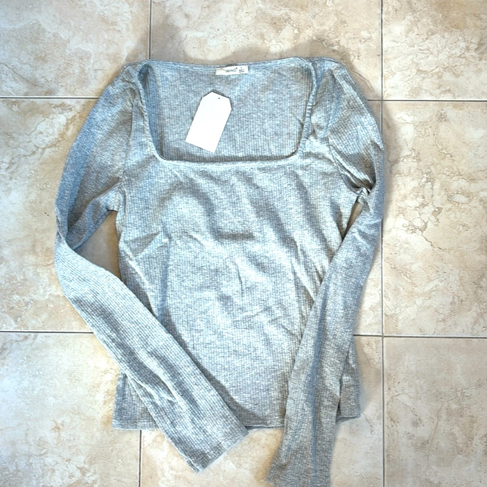 Grey layering shirt